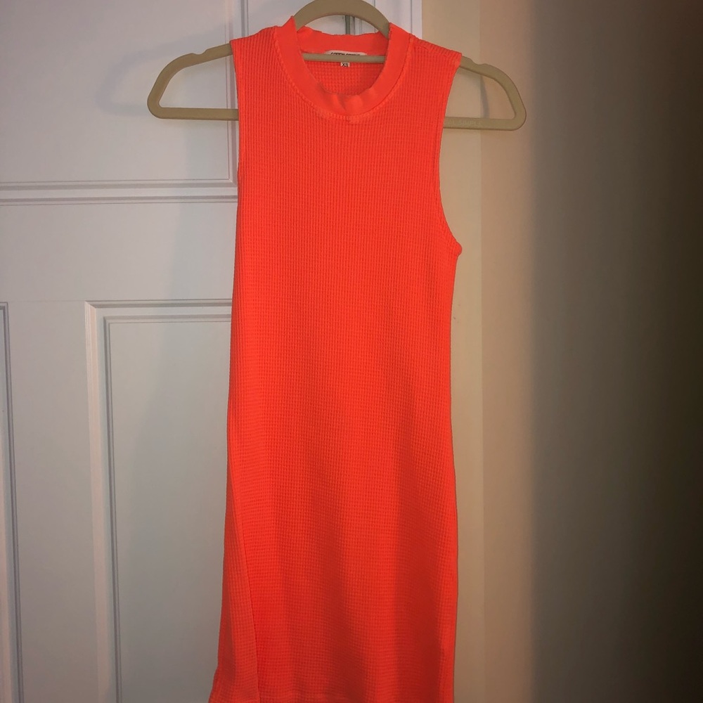 Neon Orange Cotton Citizens Dress